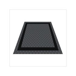 Swisstrax Ribtrax Pro Two Car Garage Floor Tile Mat (Jet Black / Slate Grey)
