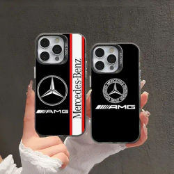 M-Mercedes-AMG-B-Benz Car Phone Case Black White Cool Phone Case For IPhone 16 15 14 13 12 Pro Max 11 2024 Fashion Couple