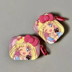 Simpatico cartone animato Sailor Moon AirPods 1/2 custodia creativa AirPods pro2 copertura per auricolare bluetooth wireless regalo di festa di terza generazione
