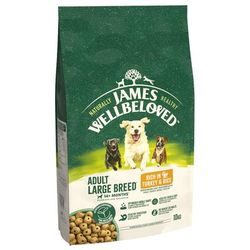 10kg Large Breed Turkey & Rice James Wellbeloved Adult Dry Dog Food