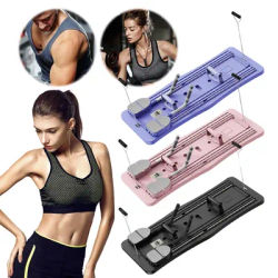 Abdominal Exercise Board Fitness Board Automatic Rebound Leg & Arm Toner Fitness Equipment Multifunctional Pilates Reformer Set