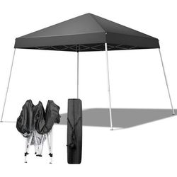 TEMU Bonnlo 2.4x2.4m Pop Up , Easy Up Outdoor Tent Canopy, Foldable Portable Canopies For Camping, Patio, Outdoor Gazebo Slant Legs, Outdoor Canopies With Carry Bag