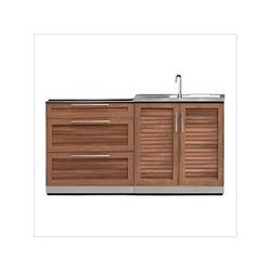 NewAge Outdoor Kitchens Grove 2-Piece Outdoor Kitchen Set (No Countertop)