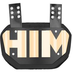 Sports Unlimited Football Back Plate Him Gold