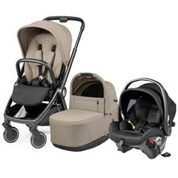 Peg Perego City Loop Stroller + Bassinet + Primo Viaggio Urban Mobility Travel System Bundle - Blac