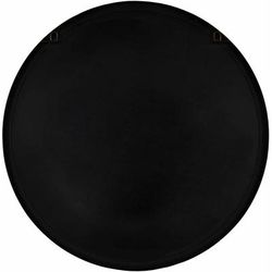 Pettendorf 32"H x 32"W x 2"D Modern Black Accent Mirror - Boutique Rugs