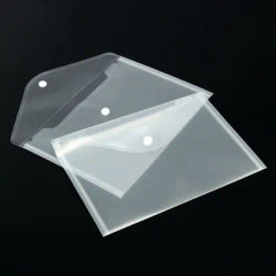 A5 Folder Bag 10Pcs Transparent Plastic Water Resistant File Holder File Paper Office Supplies Documents Sheet Protectors