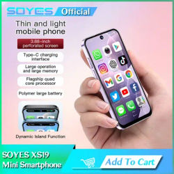 SOYES XS19 3.88in Mini Smartphone 2GB RAM 16GB ROM Android10.0 With Facial Recognition Dual SIM Standby 3G Network Small Phone