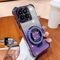 Luxury Glitter Bracket Case For Xiaomi POCO X7 X7Pro X6 X6Pro F7Ultra M7 M6 Pro F7Pro Case For Redmi