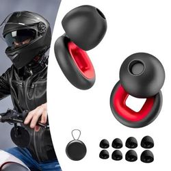TEMU Ear Plugs For Sleeping, Comfortable Silicone For Studying, Plane, Travel, Reusable Silicone Earplugs And 8 Ear Tips /s/m/l And Carrying Case