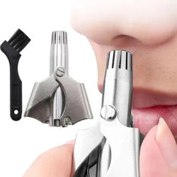Washable Portable Ear Hair Trimmer Cleaning Without Rusting Painless Nose Hair Removal Men'S Portable Electric Shaver Low Noise