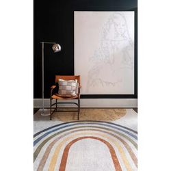 Geet 14"L x 22"W Cotton Pearl/Off White/Warm Gray/Camel/Light Brown/Caramel/Cream/Mustard/Teal Lumbar Pillow - Boutique Rugs