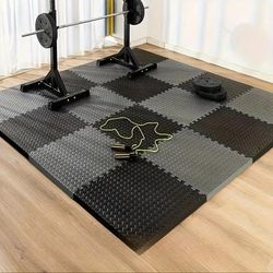 TEMU 24pcs Eva Foam Interlocking Fitness Pad, Waterproof, Fall Proof, Uncharged, Without Battery, Universal, For Home Gym,