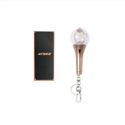 Mini Kpop Ateezed Ver.2 Lightstick Keychain Globe Light Stick Pendant Toys