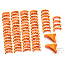 LaRue Tactical HandStop and IndexClip Combo 74 Total Piece Blaze Orange LT711-708-BLZ