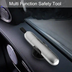2-In-1 Portable Car Safety Hammer Emergency Glass Breaker Seat Belt Cutter Escape In Water Car Outdoor Self Defense Tool Gift