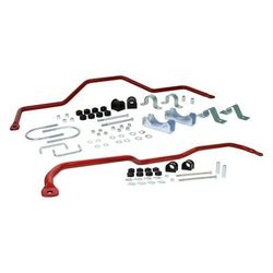 Nolathane Sway Bar Kit Powdercoated red, Front & Rear, 3-year limited warranty REV013.0014