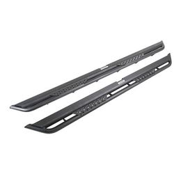 Go Rhino Running Boards Steel Textured Black, Lifetime limited warranty on material & construction, 5-year finish DT4049T