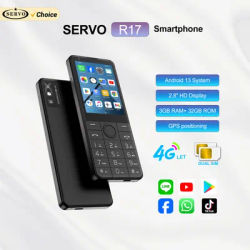 SERVO R17 Touch Screen 4G LTE Smartphone Android13 OS 3GB+32GB Play Store WiFi GPS 2.8" Display Smart Mobile Phone 2 SIM Standby