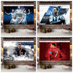 Cr7 Ronaldo Football Theme Birthday Party Decoration Photography Background Boy Children Gift Props Hanging Home Banner Supply
