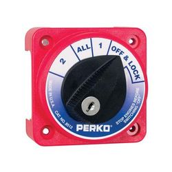 Perko Medium Duty Battery Selector Switch w/Key Lock Compact 8512DP