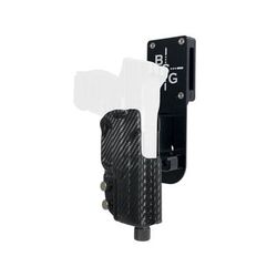 Black Scorpion Outdoor Gear FNH 509 Compact/Midsize Pro Heavy Duty Competition Holster Left Hand Black Shell / Carbon Fiber HCD1-USPSABS-FN509CFLH