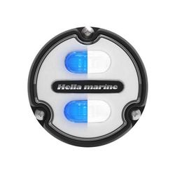 Hella Marine Apelo A1 Blue White 1800 Lumens LED Underwater Light w/ Black Housing White Lens 016145-011
