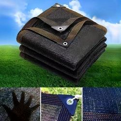 TEMU 200000pcs Black Pe Sunshade Net - Durable, Reduces Sunlight , Ideal For - , And Greenhouses