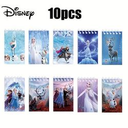 TEMU 10pcs Frozen, Princess Series Pocket Notebook Hand-held Notepad Paper Cartoon Office Use With , Perfect Back-to-school Gift, Christmas Birthday Gift