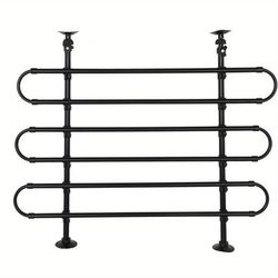 TEMU Car Barrier 0.79-1.28m*0.97- Adjustable Vehicle Dog Guards For Cars Universal Adjustable Metal Car Barrier