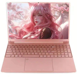 11th Intel Celeron N5095 Laptop - Windows 10/11, Up to 32GB RAM, 2TB SSD, 2.4G/5.0G WiFi, Bluetooth, Pink Keyboard