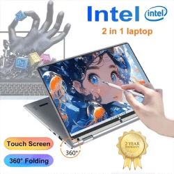 Portable 2 in 1 Laptop Computer Intel Core i7-8500Y / N4020 11.6 InchTouch Screen Notebook Windows 11 Pro Tablet PC Computer