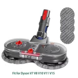 TEMU Electric Mop Head With Water For V7, V8, V10, V11, V15 - , Durable Abs Material, Floor Attachment, Vacuum Cleaner Accessory|modern Mop Design|durable Construction, Mop Heads For Vacuum
