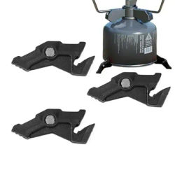 1pc Camping Gas Canister Stand Stove Tripod Tank Bracket Stabilizer Base Magnetic Canister Cartridge Holder for Cooking Picnic