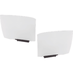 JC Whitney Door Glass, Rear, Driver & Passenger Side, 1-year unlimited-mileage warranty SET-JRL48130013