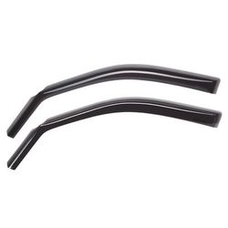 Weathertech Window Visor Thermoplastic Black In-Channel Mount Type, Front, Driver & Passenger Side, Lifetime limited warranty 80710IM