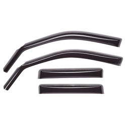 Weathertech Window Visor Thermoplastic Black In-Channel Mount Type, Front & Rear, Driver Passenger Side, 82866IM