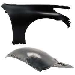 Replacement Fender Steel Primed, Front, Passenger Side, 1-year unlimited-mileage warranty KIT-031425-04