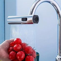 TEMU A Versatile Faucet Adapter, 1pc Universal 3-way Water Outlet, A Must-have Water-saving Nozzle For Replacing Kitchen And Bathroom Sink Faucets, Preferred Household Items