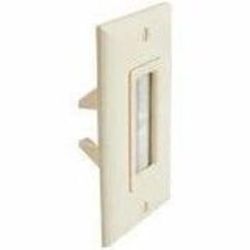 Sanus Cable Access Wall Plate - 1-Gang - Wall Mount - Almond