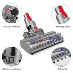 TEMU Floor Tool Vacuum Brush Head For V7 V8 V10 V11 Sv11 Turbine