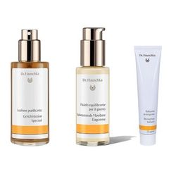 Dr Hauschka Balsamo detergente + Lozione Purificante Fluido Equilibran