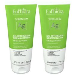 EuPhidra SEBANORM Ag Gel Detergente Normalizzante Set da 2 2x200 ml de