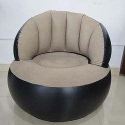 TEMU Inflatable Single Sofa - Foldable, And Space-saving, Lazy Chair For Home And Outdoor Use, Suitable For Gifts,