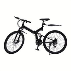 TEMU Our Mountain Bike Is A Wonderful Helper Of Its Sturdy And Foldable Frame, Double-disc , Comfortable