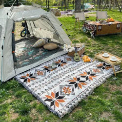 Outdoor blanket, picnic mat, home bedding, grid sofa, throwing camping blanket, tent mat, warm blanket, tear resistant tapestry