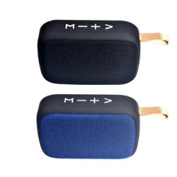 Haut-parleurs portables en tissu G2, Mini haut-parleur compatible Bluetooth, barre de son sans fil, caisson de basses Hifi extérieur, Support carte TF, Radio FM