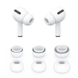Embouts d'oreille en Silicone pour Airpods Pro 1/2 génération, 6 pièces, housse de protection pour écouteurs, trou de réduction du bruit, oreillettes pour Apple Air Pods Pro