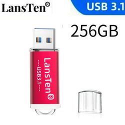 TEMU Lansten Usb Flash Drives In 64gb, 128gb, And 256gb , Featuring Usb 3.1 Technology. Thumb Drives Offer A Write Speed Of 40-60mb/s.