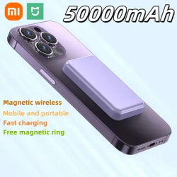 Xiaomi 50000mAh Magnetic Power Bank Fast Charging Portable Wireless Charging Mobile Phone External Battery For Samsung Iphone